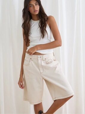 Banana Republic Button Fly Shorts Size 28
